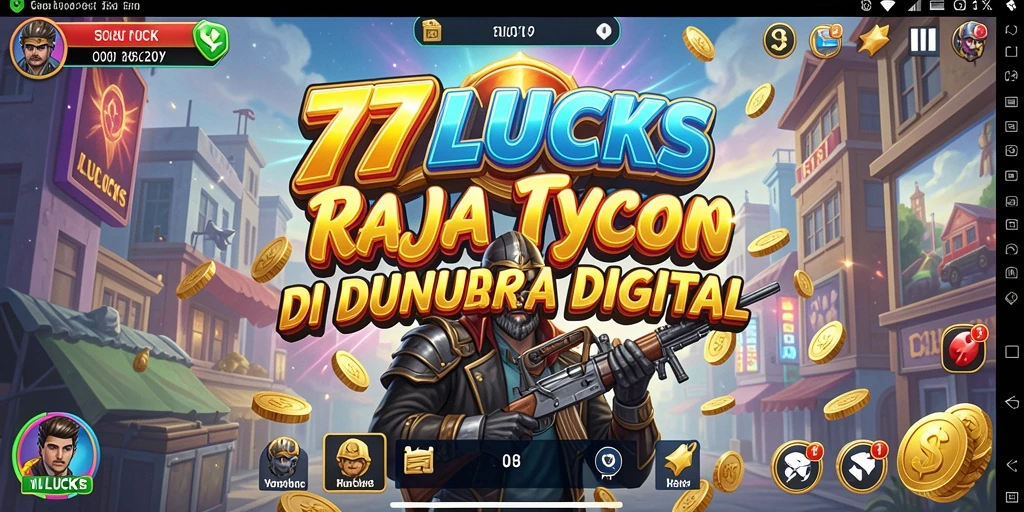 Screenshot utama <strong>77LUCKS</strong> menampilkan gameplay seru Tycoon yang menantang.