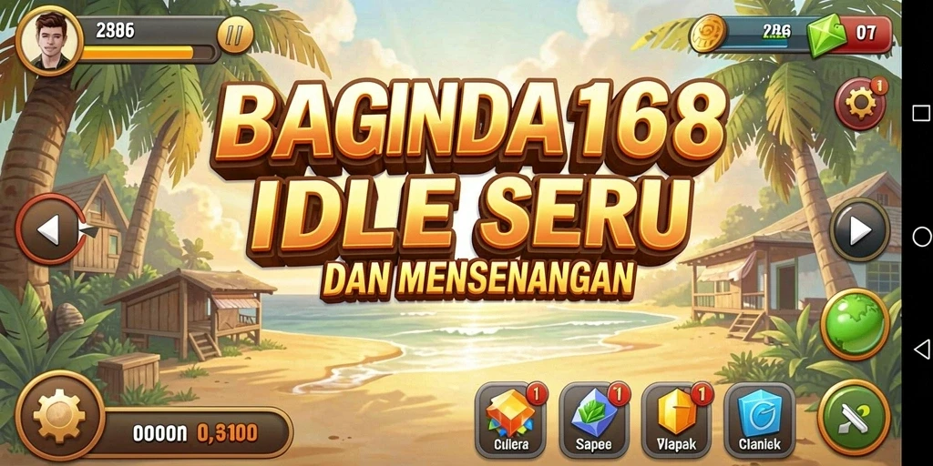 Screenshot gameplay <strong>BAGINDA168</strong> yang menunjukkan keseruan permainan Idle.