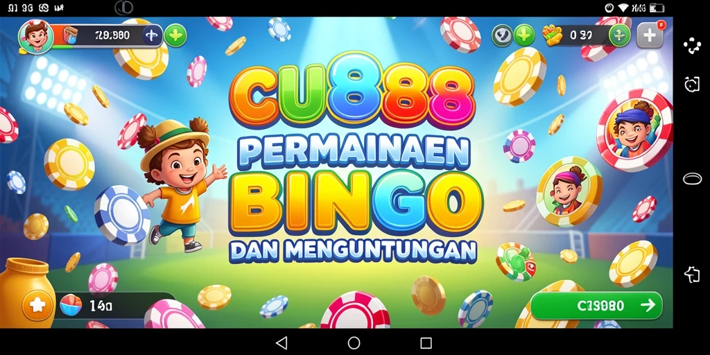Screenshot gameplay CU888 yang menunjukkan keseruan bermain Bingo.
