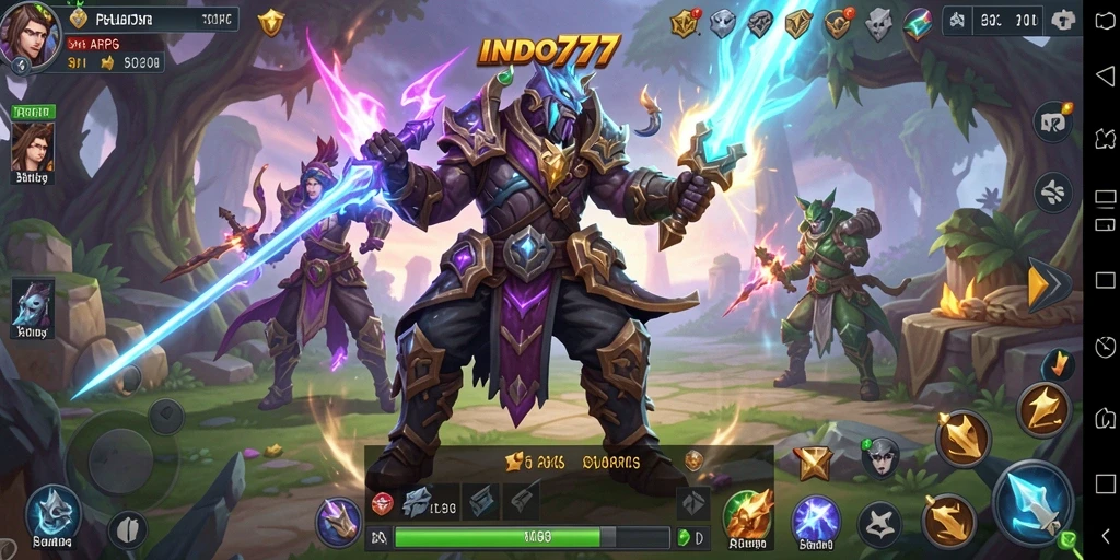 Tampilan menarik dari gameplay seru di INDO777.