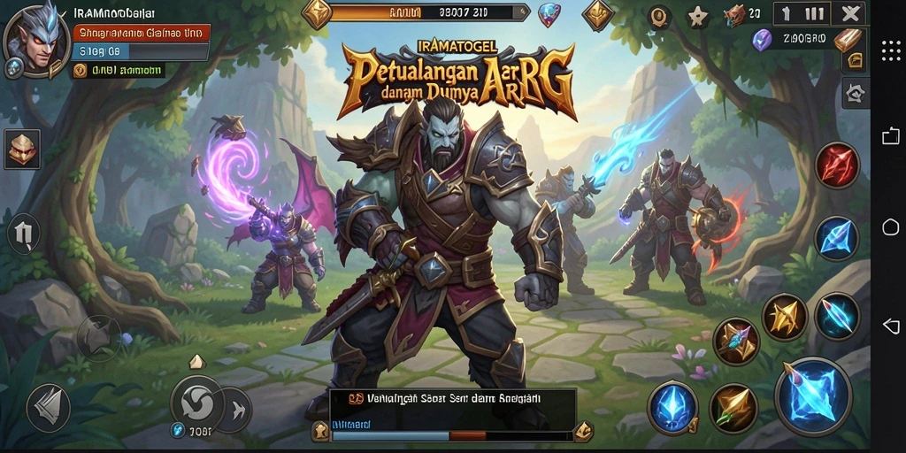 Tangkapan layar gameplay yang menegangkan di IRAMATOGEL