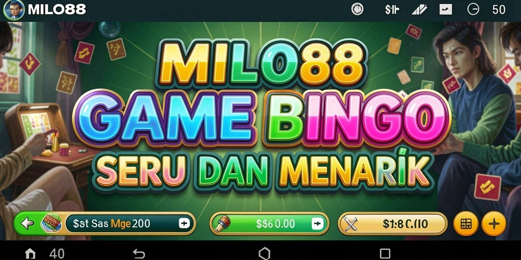 Tampilan gameplay Bingo yang seru di MILO88.