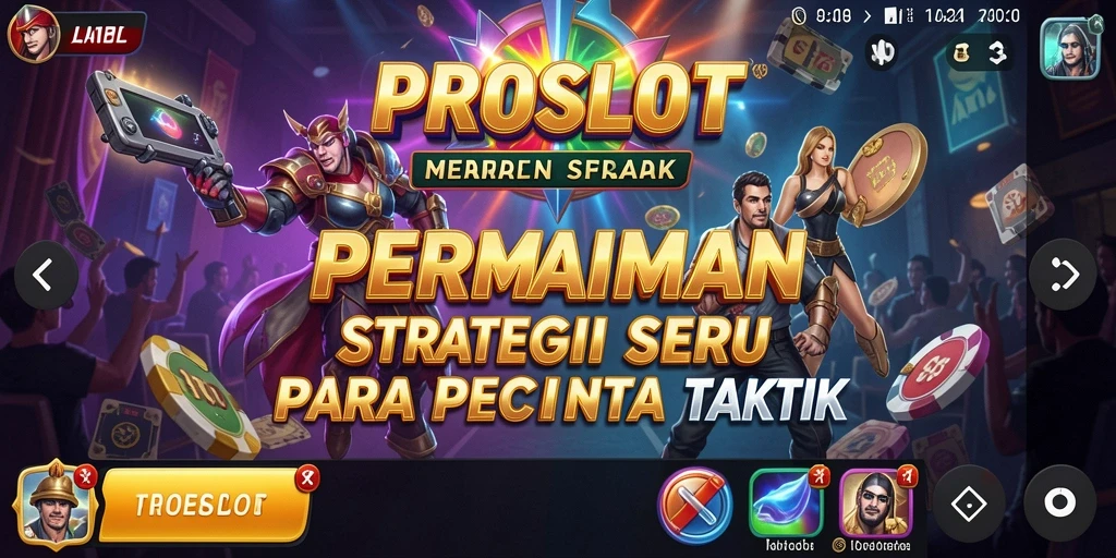 Tampilan gameplay PROSLOT yang menegangkan dan strategis.