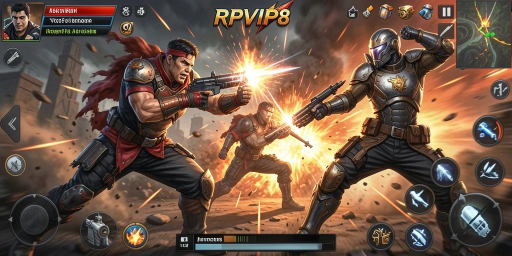 Gameplay RPVIP8 yang intens dan penuh aksi menunggu Anda.