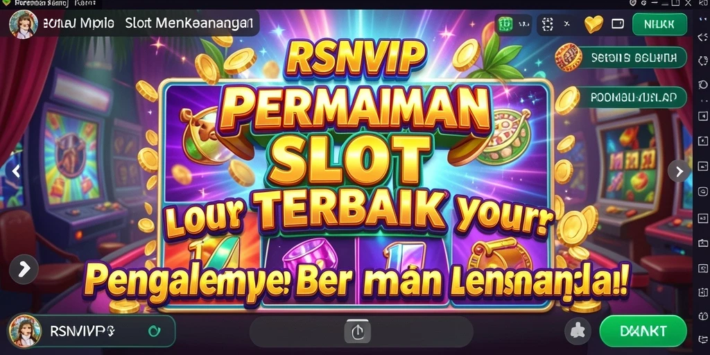 Tampilan gameplay RSNVIP yang menarik dengan tema Slot beragam.