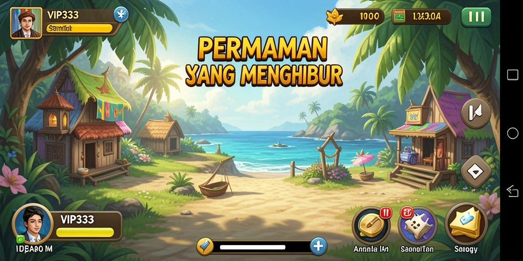 Tampilan gameplay menarik dan penuh warna dari VIP333.