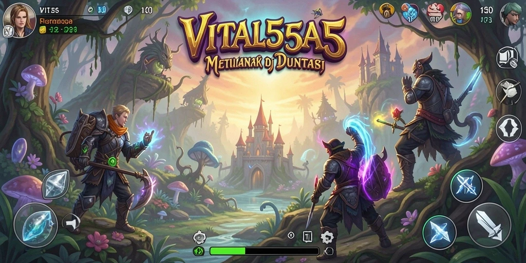 Tampilan gameplay VITA555 yang seru dan penuh petualangan.
